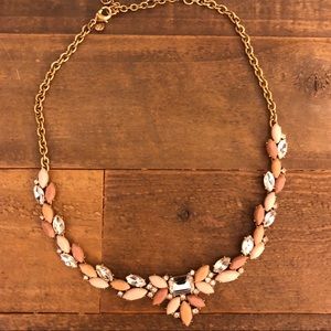 LOFT Blush Pink/Rose Statement Necklace